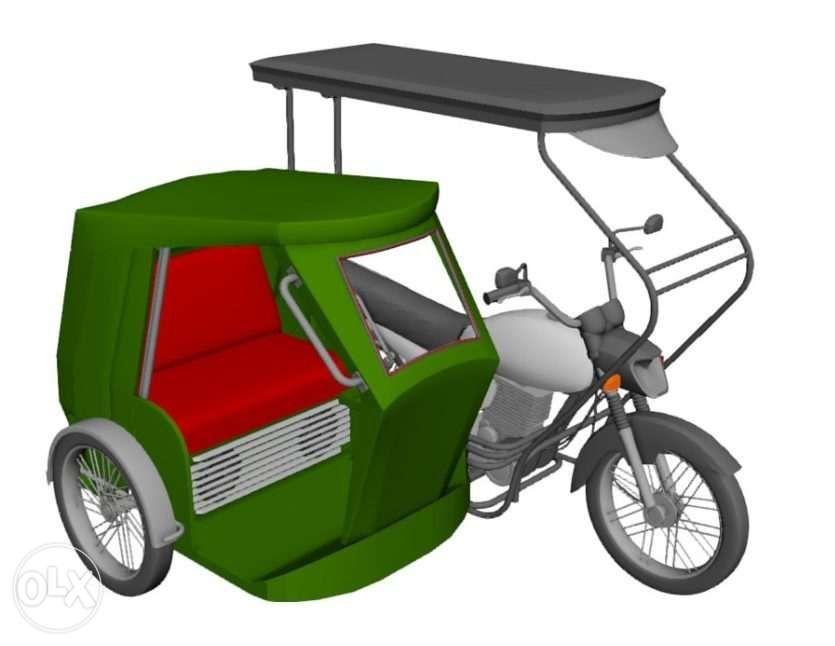 tricycle for sale (Category: Bicycles) located in Quezon City. Submitted by rionava (Listing ID 238550830, Image 2). Description: For sale made to order tricycle good for personal use and for business use for orders and other inquiries just contact the seller at 09363585485 price are depends on materials use motorcycle is not included tricycle only. serious and interested parties only will entertained..