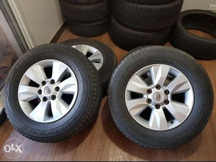 Toyota Hilux Stock Wheels with Tires Hilux Magwheels 6x139