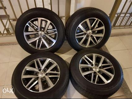 Toyota Hilux Conquest Toyota Fortuner Stock Wheels With Tires 85