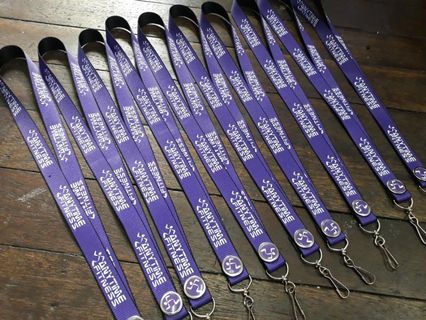 Anytime Fitness ID Lanyards Digital Print Lace Direct Supplier