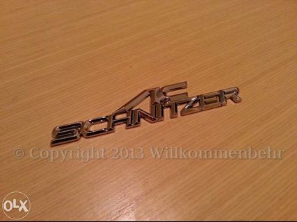 BMW AC Schnitzer Trunk Emblem Badge version two