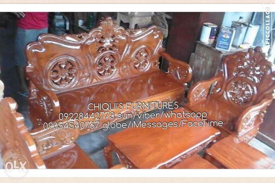 Narra furniture combo deals, Furniture & Home Living, Furniture, Sofas on Carousell