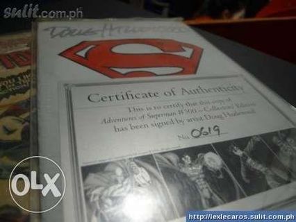 Adventures of Superman 500 signed by Doug Hazlewood