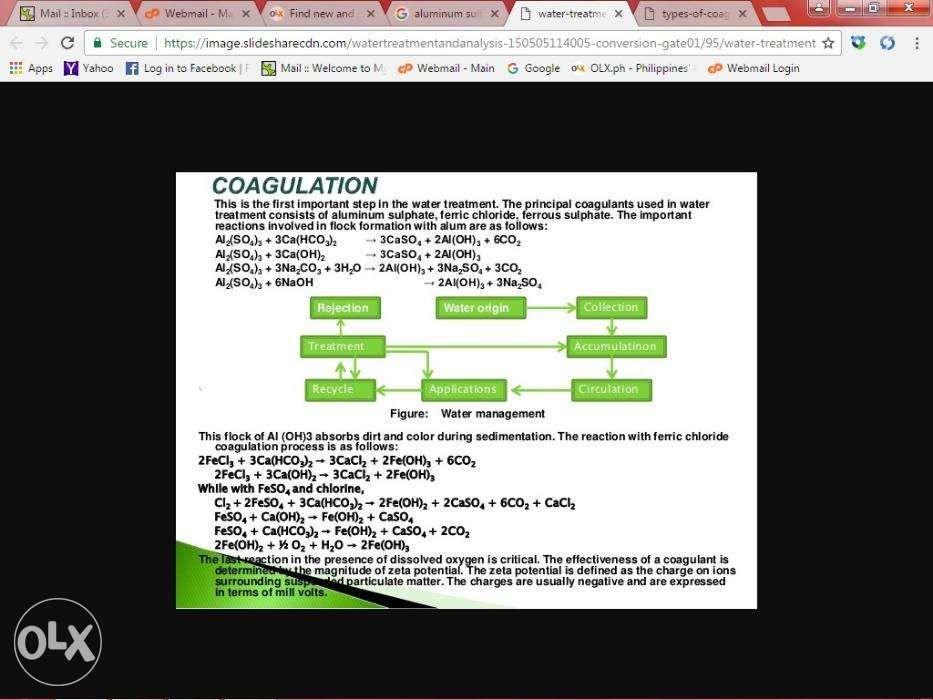 tawas alum aluminum sulfate, Furniture & Home Living, Home Improvement