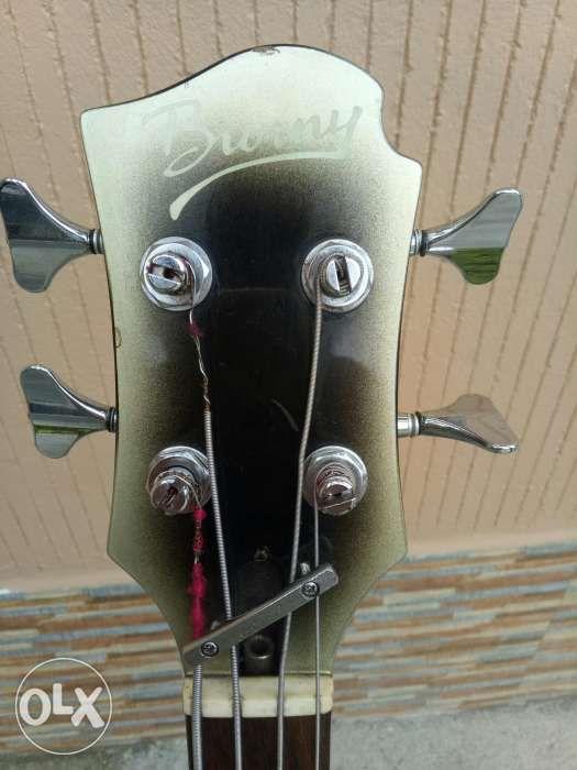 Burny WSB80 Bass Guitar Japan (Category: Musical Instruments) located in Manila. Submitted by kinganalog (Listing ID 238567155, Image 2). Description: Burny WSB-80 Bass Guitar 90's made in Japan, Vier Luna Signature Active bass guitar. Minor dents and scratches, paint chips on body. All stock from pickups to hard ware. Sale or swap to other Japan made guitar. Trade value is higher than selling price. Selling for 10K with generic soft case..