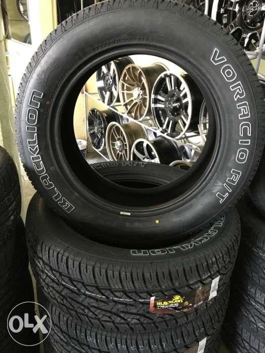 275 55 R20 Blacklion and 265 50 r20 all terrain Tire Brandnew, Car ...