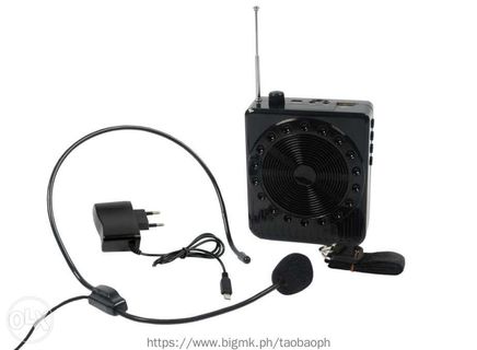k150Belt Clip Portable PA Voice Amplifier System Microphone Speaker