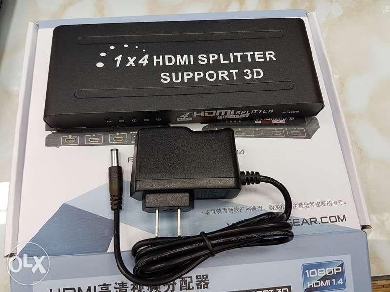 Fj Gear 1 X 2 1 X 4 1 X 8 Port Hdmi Splitter Support 3d 14 Version Electronics Audio On Carousell