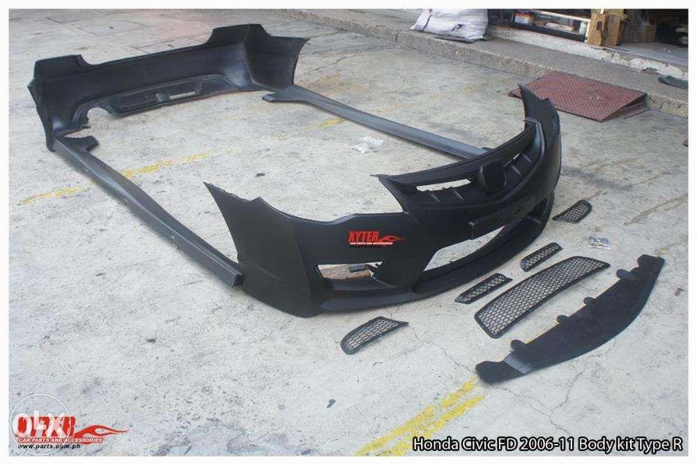 Body Kit Type R Hc Racing And Mugen Rr Honda Civic Fd 06 To 11 Car Parts Accessories Other Automotive Parts And Accessories On Carousell