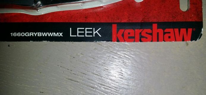 Kershaw USA Leek 1660 Gray Blackwashed EDC Leatherman Gerber CRKT SOG