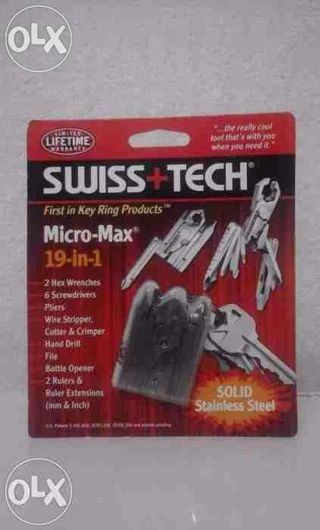 Swiss Tech Micro Max 19 in 1 Pocket Key Knife ST53100 ZQ5F
