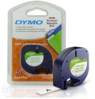 DYMO 10697 Labeling Tape for LetraTag QX50 Label Makers 2 Rolls ZQ7C