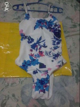 Floral onesie bikini