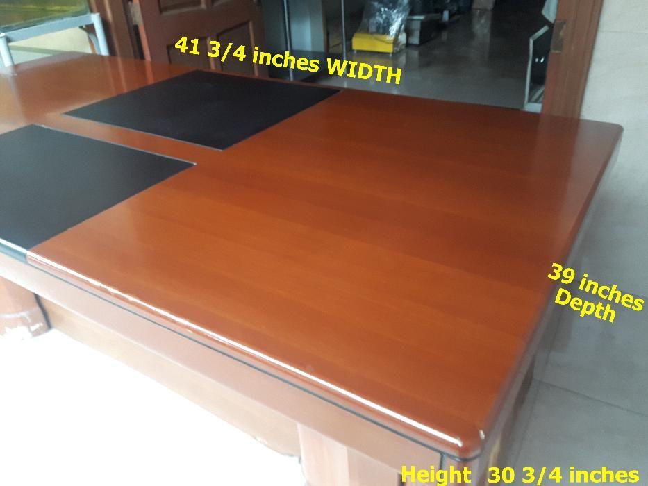 Table Tanguile Wood Finish Office Table, Furniture & Home Living