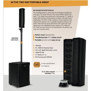 rcf portable pa system