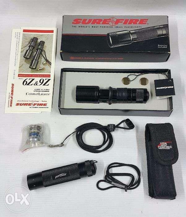 SUREFIRE 6Z Tactical Flashlight with FREE Led Lenser V2 Made in