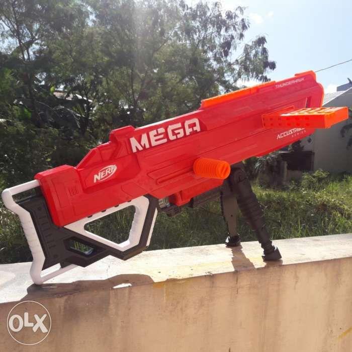 NERF thunder hawk and rotofury (Category: Infant Playtime) located in Antipolo. Submitted by mike.martinez (Listing ID 238598664, Image 2). Description: Nerf Mega Thunderhawk accustrike Rare Super accurate and strong No box and No bullets Brandnew Unit only Perfect working condition 2k nego Nerf Mega Rotofury Rare Super accurate and strong No box and no bullets Brandnew Unit only Perfect working condition 1.8k nego Perfect for collectors and nerf