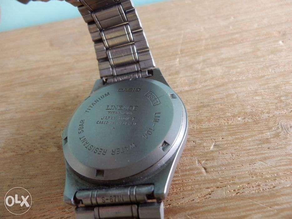 casio lineage titanium lin 166