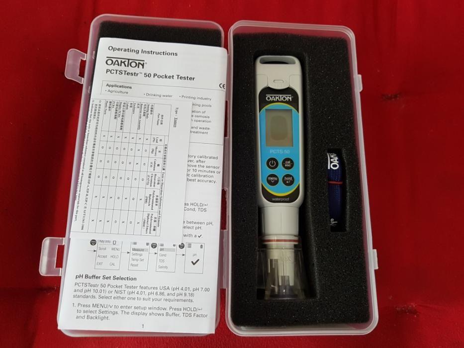Multi-parameter Water Tester, Pocket pH, Conductivity, TDS, Salt Tester ...