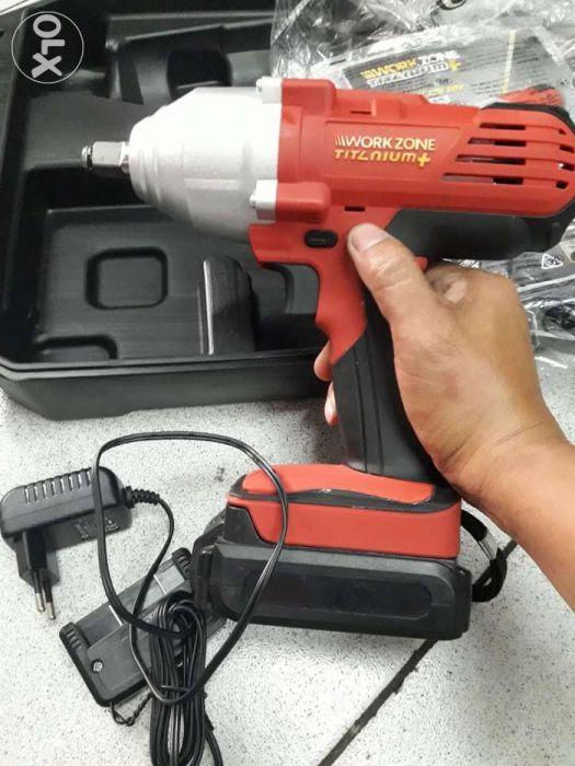 Cordless Impact Wrench Workzone Titanium 20V, Commercial & Industrial