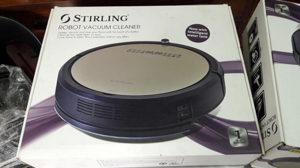 Stirling Robot Vacuum Cleaner Double Brush with Intelligent Water Tank