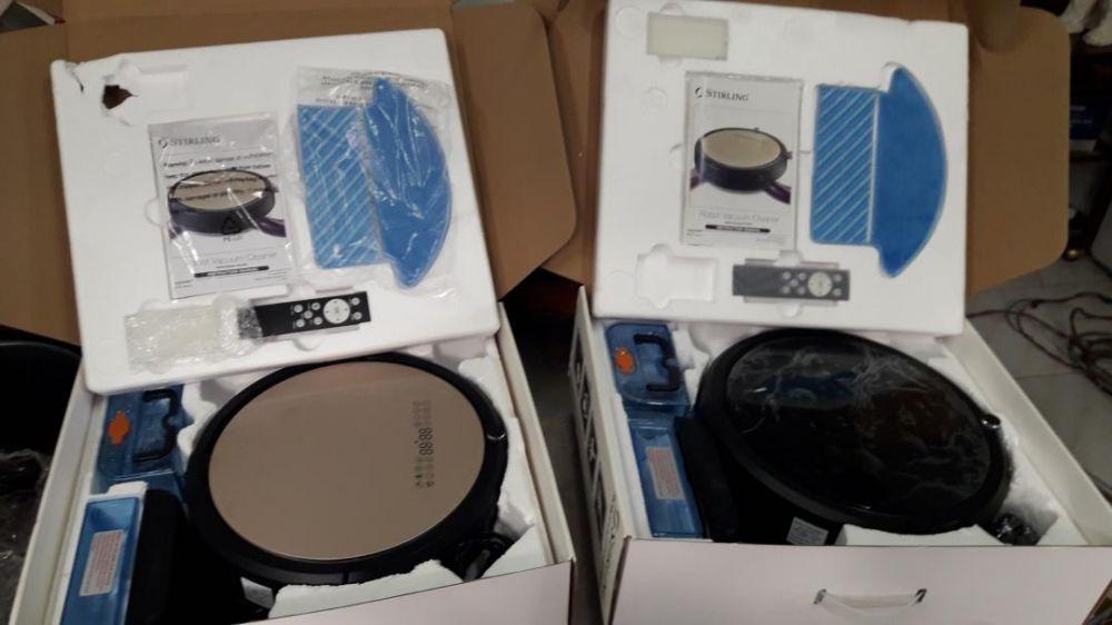 Stirling Robot Vacuum Cleaner Double Brush with Intelligent Water Tank