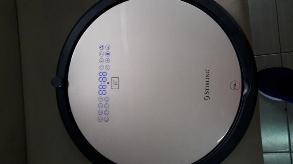 Stirling Robot Vacuum Cleaner Double Brush with Intelligent Water Tank, Furniture & Home Living