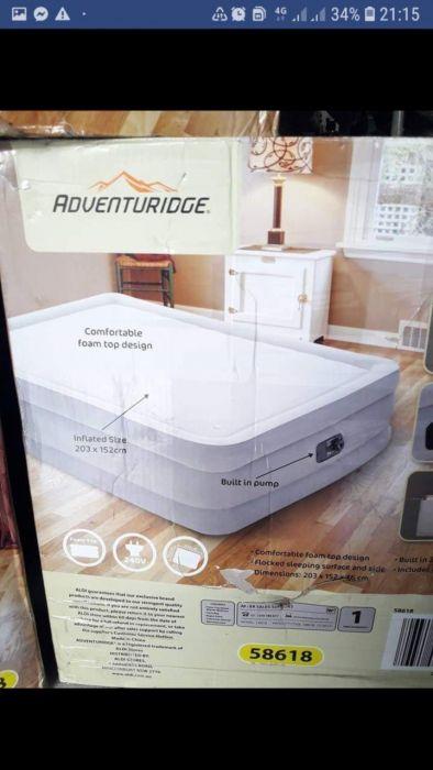 adventuridge double air bed