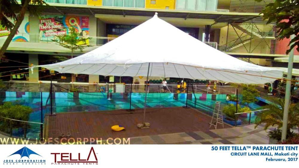 Umbrellalike parachute tents for big venues outdoor events weddings