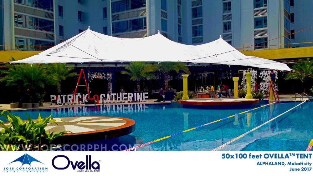 OVAL shape parachute tent for outdoor events garden weddings functions