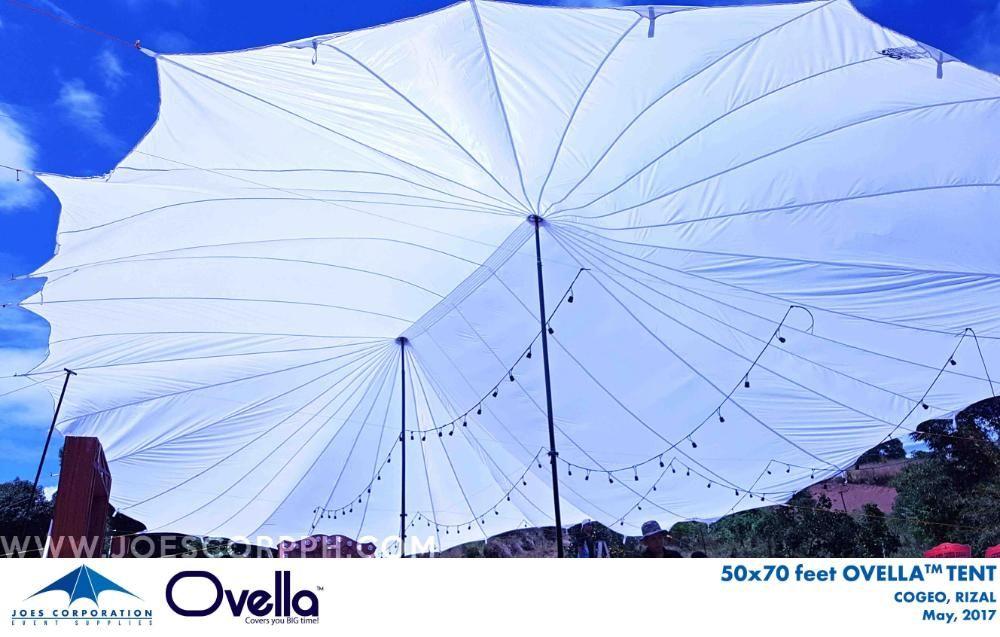OVAL shape parachute tent for outdoor events garden weddings functions