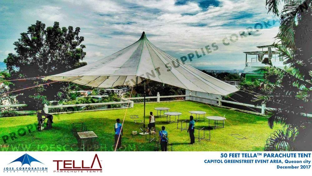 PARACHUTE TENT for rental and sale good for outdoor events, Property