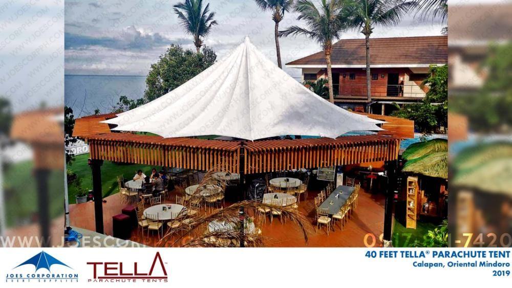 PARACHUTE TENT for rental and sale good for outdoor events, Property