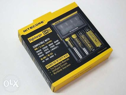 Nitecore D4 D2 Battery Chargers Digital Smart All in One