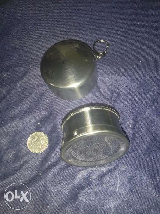 Portable Stainless Steel Collapsible Drinking Cup (Category: Water Bottles & Tumblers) located in Quezon City. Submitted by rosanna_c (Listing ID 238621315, Image 2). Description: Made of stainless steel Perfect for travel, picnics,school and office use Portable and small enough to fit even a small bag Perfect for people on the go Condition: 100% Brand New & High Quality Material: Stainless Steel Small Size: Capacity: 60 ml (approximately) Price:
