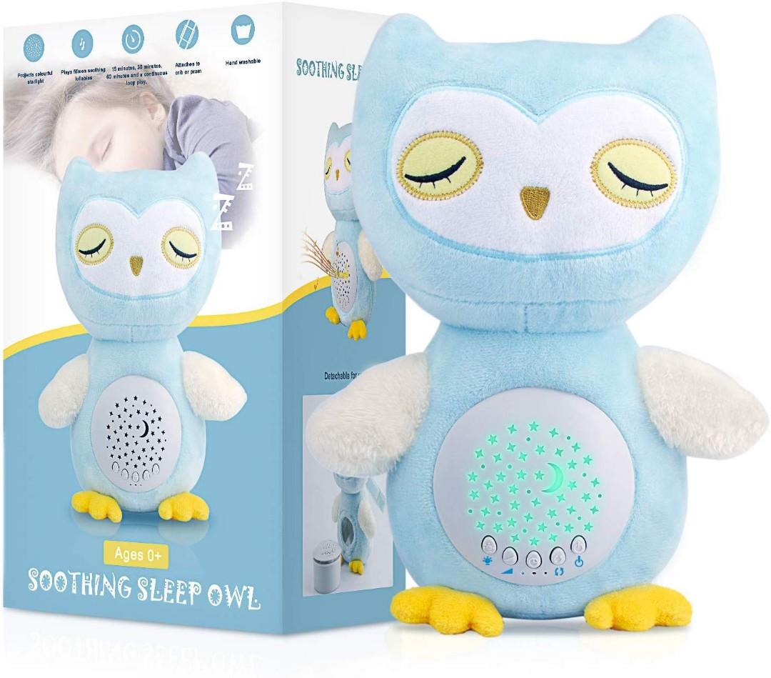 0123 Baby Soothing Sound Machine Baby Sleep Soother Projector
