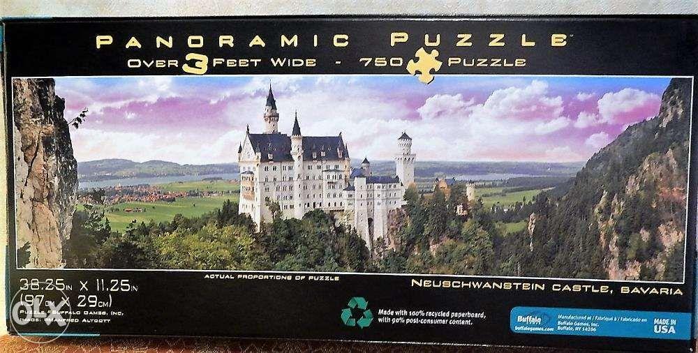 Buffalo Games Puzzle Neuschwanstein Castle 750PC Panoramic NewUSA ...