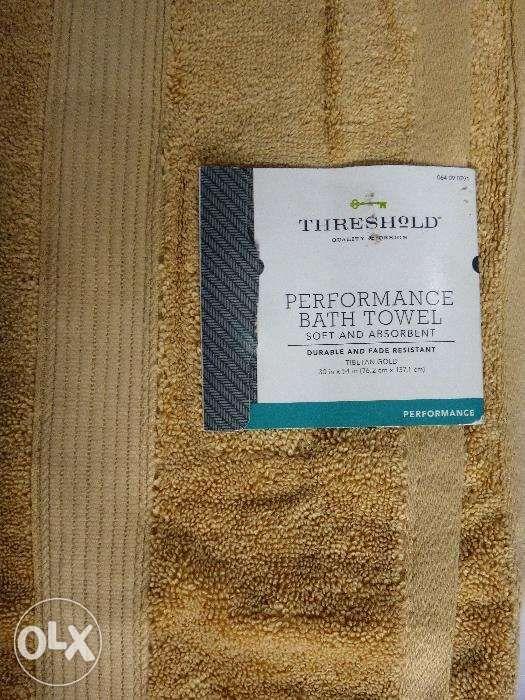 Threshold Bath Towel Performance 30X54 Solid Colors NewUSA