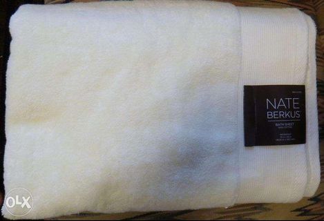 Nate Berkus Designer Bath Sheet Towel 33x65 Moondust NewUSA
