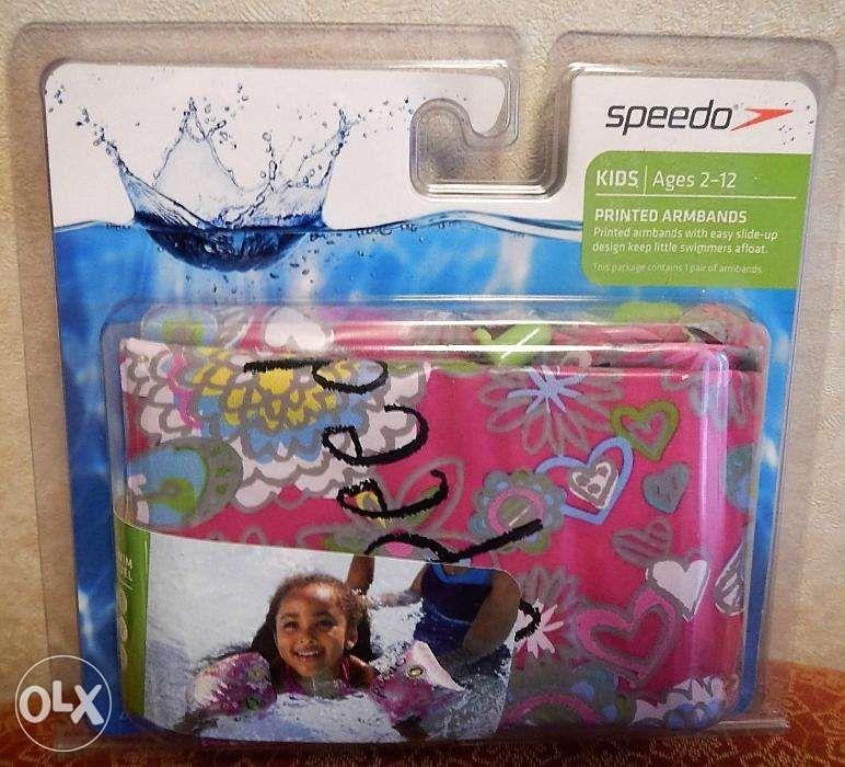 Speedo Arm Floats Arm Bands Arm Floater Printed Pink NewUSA, Sports