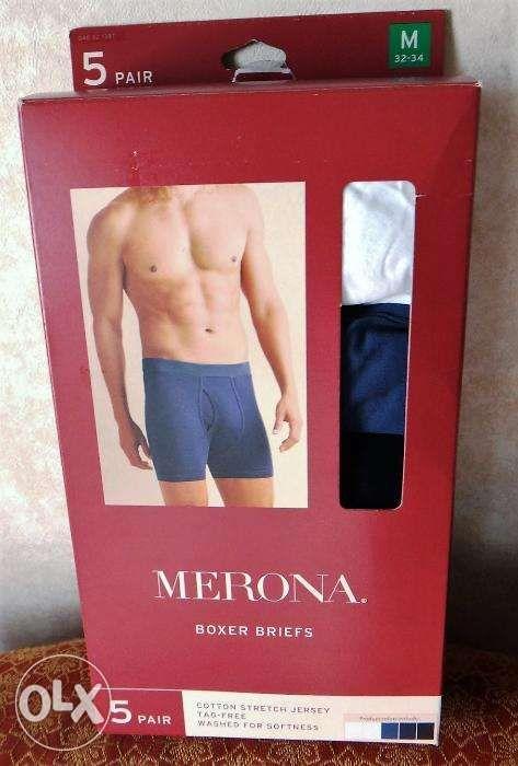 Merona Boxer Briefs 5-pack Small Medium Assorted Colors Newusa, Hobbies 