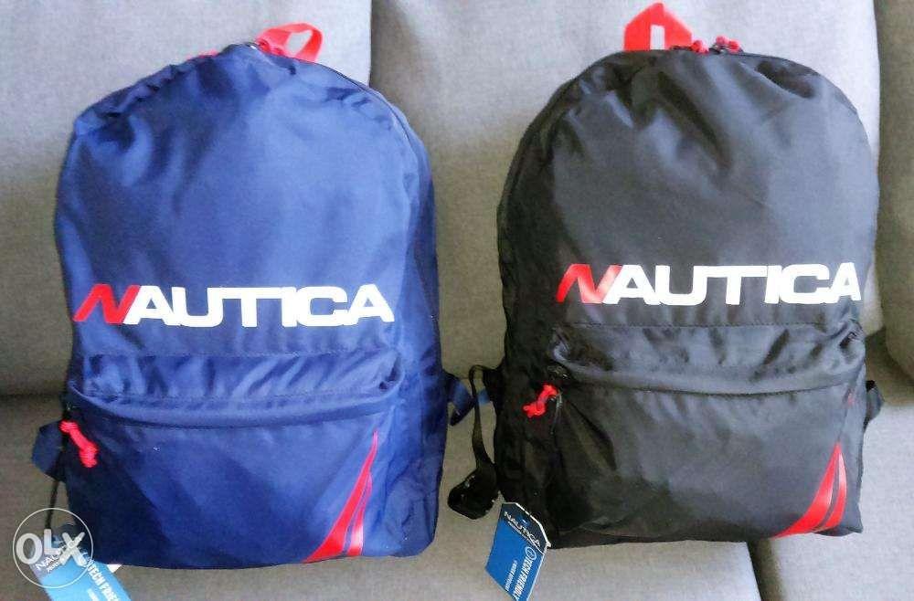 Nautica Backpack Polyester Black or Navy Lightweight NewUSA, Men's
