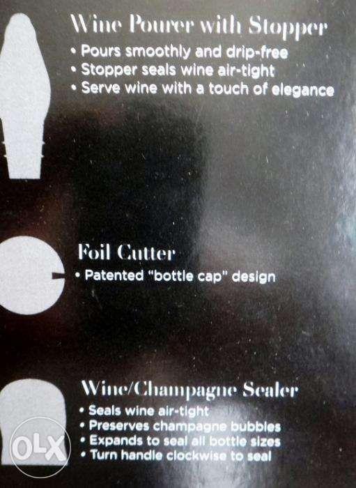 Houdini Wine Preserver Tool Kit with Vacuum Pump NewUSA, Furniture