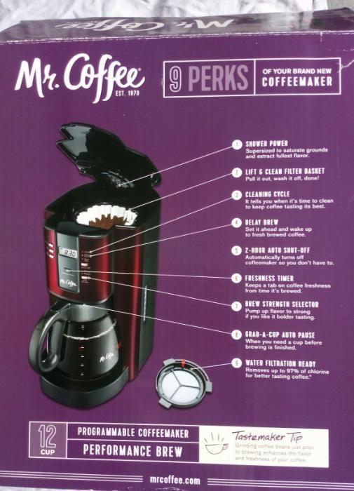 Mr. Coffee 12 Cup Programmable Coffee Maker - Red BVMC-TJX-36