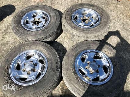 15" Ranger chrome mags used 6holes pcd 139 Mags only No Tires