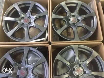 17” Honda design FM708 Gray Magwheels Holes pcd 100