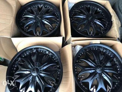 20” Dolce Black bnew magwheels 6Holes pcd 139