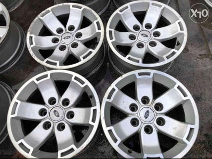 16" Ford ranger concave mags used 6H pcd 139 bodega sale code R10