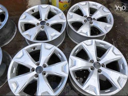 17" Subaru Forester mags 5Holes pcd 100 code R13