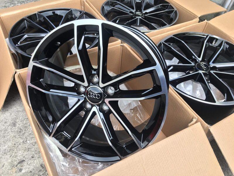 18 Audi Mags code 10643 5Holes PCD112 Bnew, Car Parts & Accessories